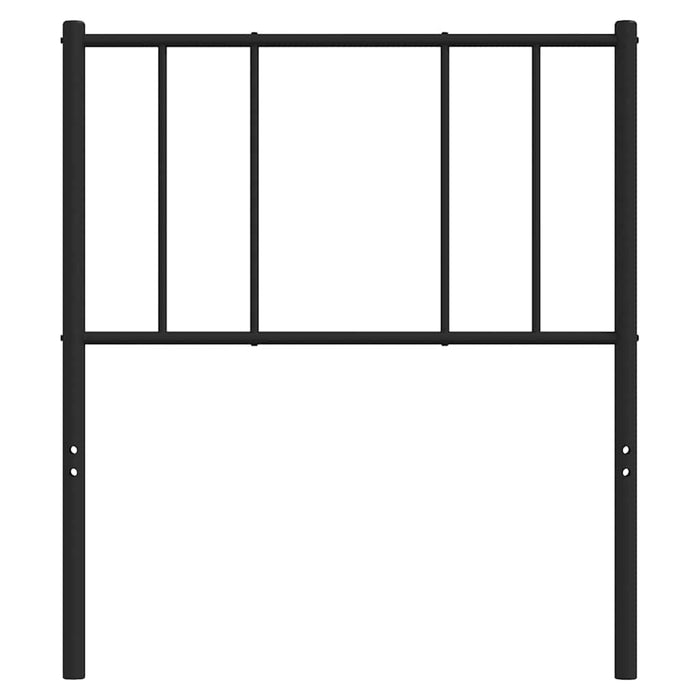 Tăblie de pat de schimb metalică, negru, 90 cm WALTI