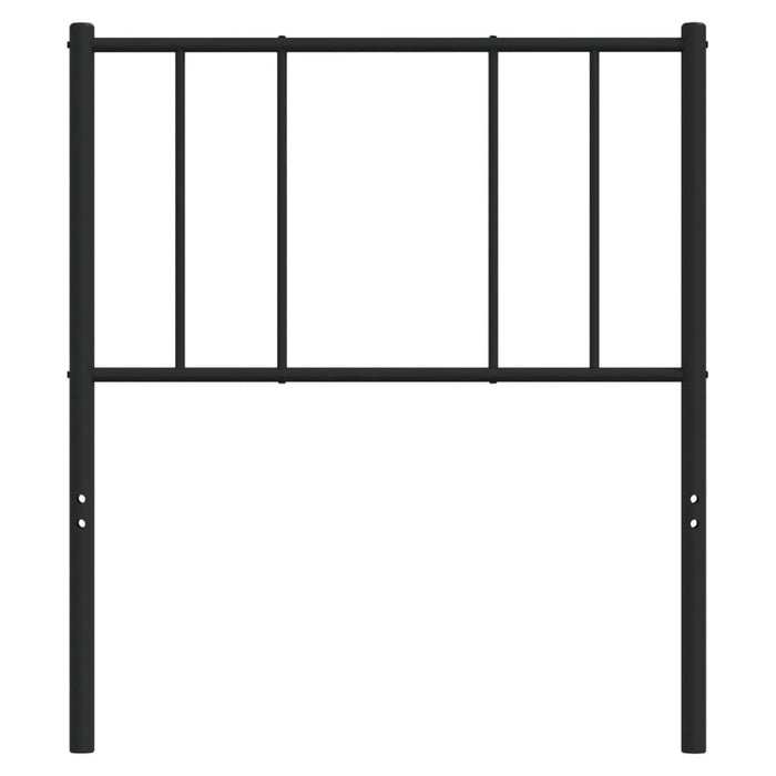 Tăblie de pat metalică, negru, 100 cm - WALTI WALTI