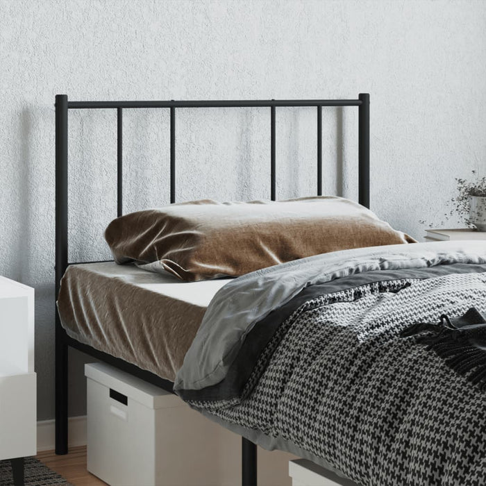 Tăblie de pat de schimb metalică, negru, 107 cm WALTI