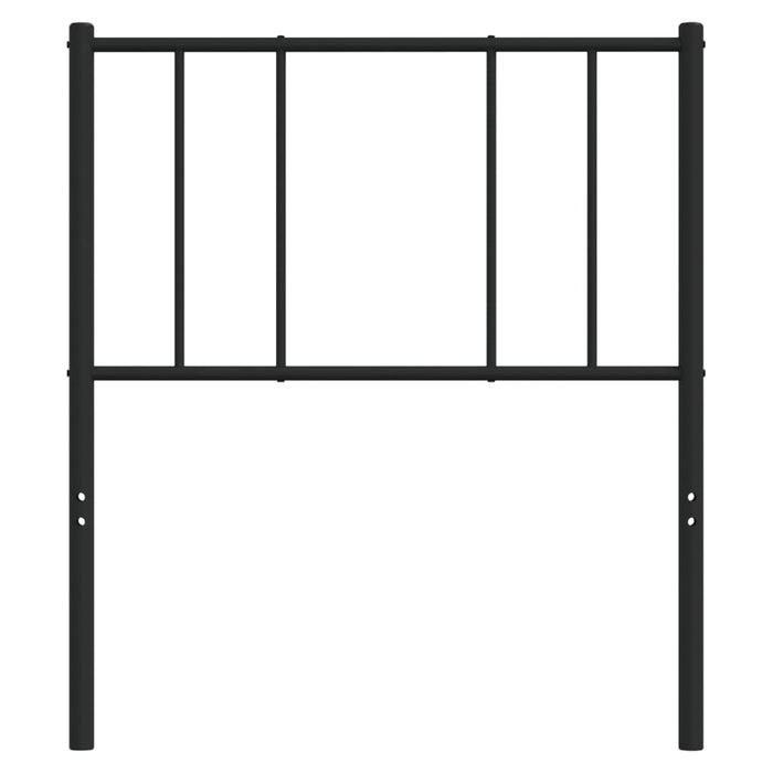 Tăblie de pat de schimb metalică, negru, 107 cm WALTI