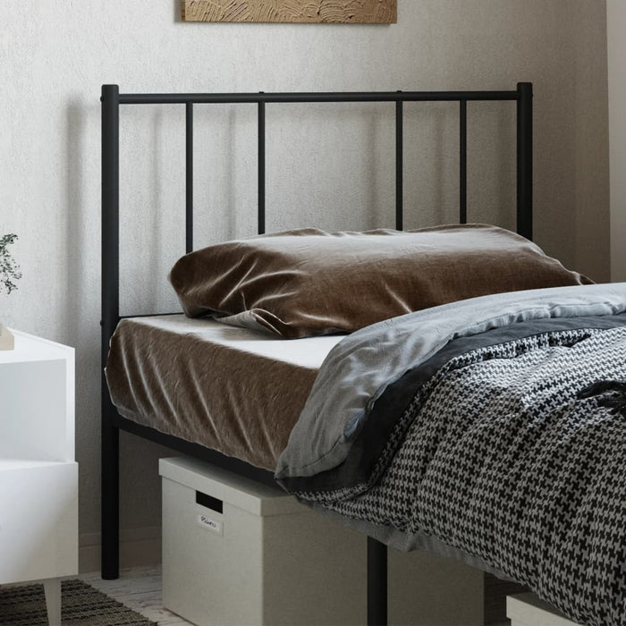 Tăblie de pat de schimb metalică, negru, 107 cm WALTI