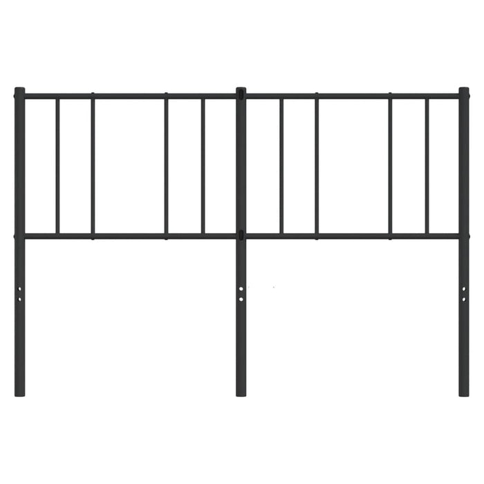 Tăblie de pat de schimb metalică, negru, 135 cm WALTI