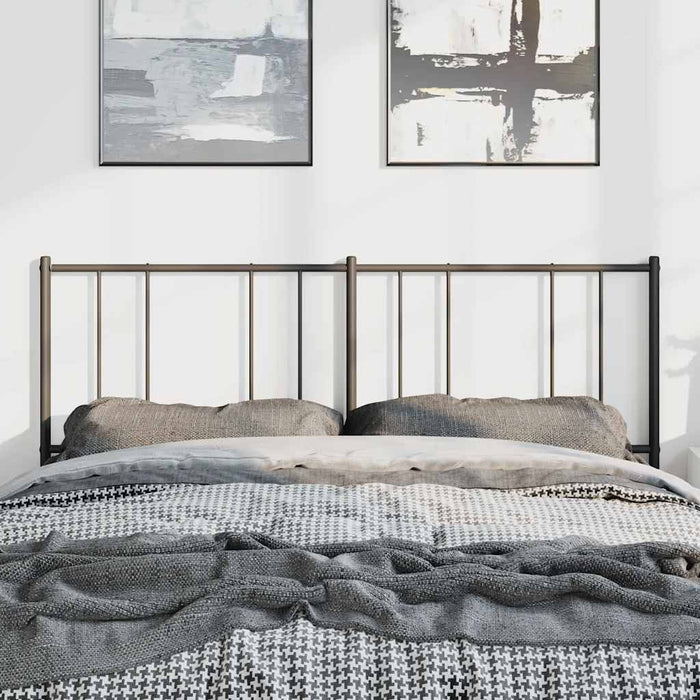 Tăblie de pat de schimb metalică, negru, 150 cm WALTI