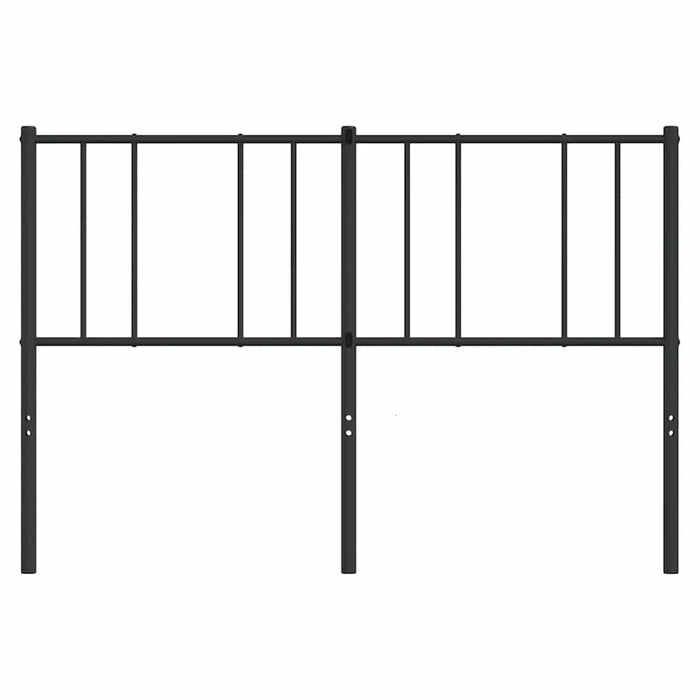 Tăblie de pat de schimb metalică, negru, 150 cm WALTI