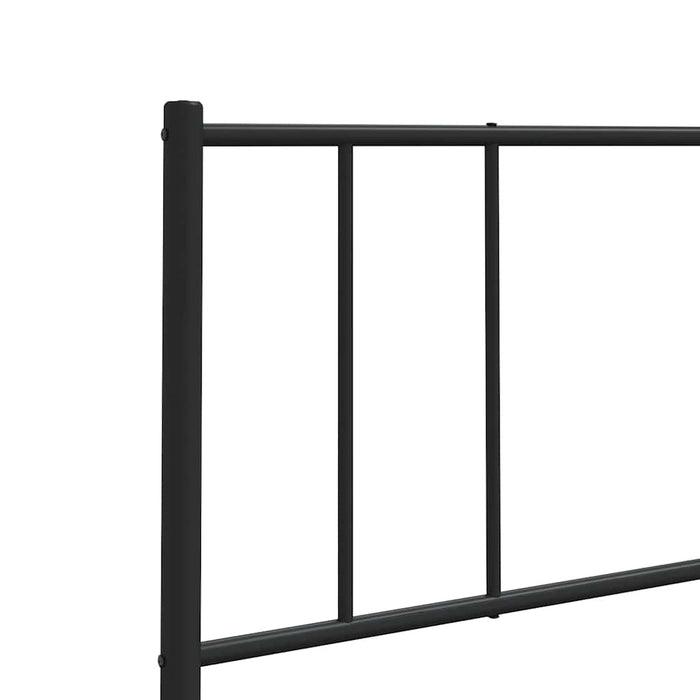 Tăblie de pat de schimb metalică, negru, 150 cm WALTI