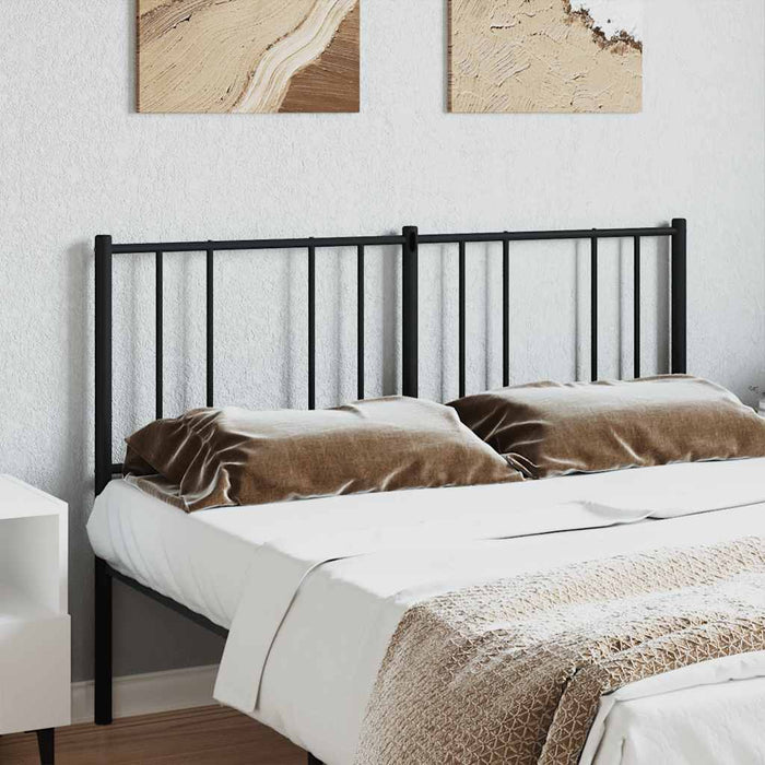 Tăblie de pat de schimb metalică, negru, 160 cm WALTI
