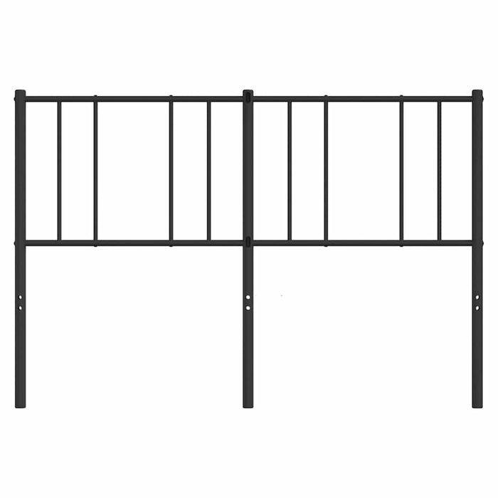 Tăblie de pat de schimb metalică, negru, 160 cm WALTI