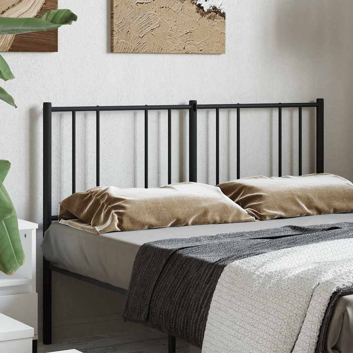 Tăblie de pat de schimb metalică, negru, 160 cm WALTI