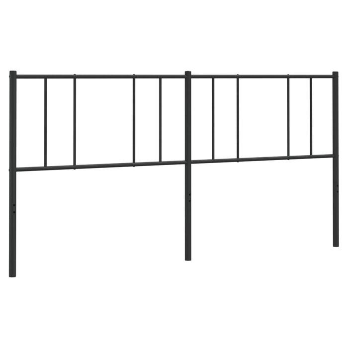 Tăblie de pat metalică, negru, 180 cm - WALTI WALTI
