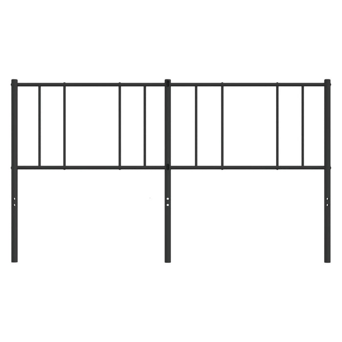 Tăblie de pat metalică, negru, 180 cm - WALTI WALTI