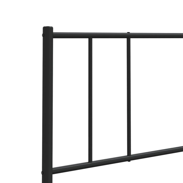 Tăblie de pat metalică, negru, 180 cm - WALTI WALTI