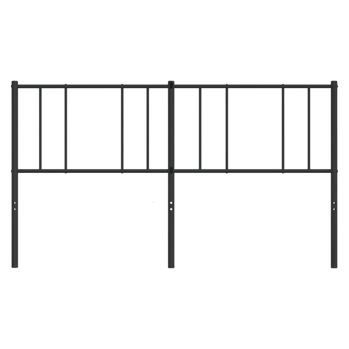 Tăblie de pat de schimb metalică, negru, 200 cm WALTI
