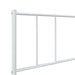 Cadru de pat din metal cu tăblie, alb, 100x200 cm - WALTI WALTI