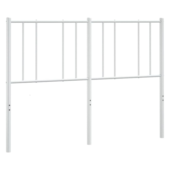 Tăblie de pat de schimb metalică, alb, 120 cm WALTI