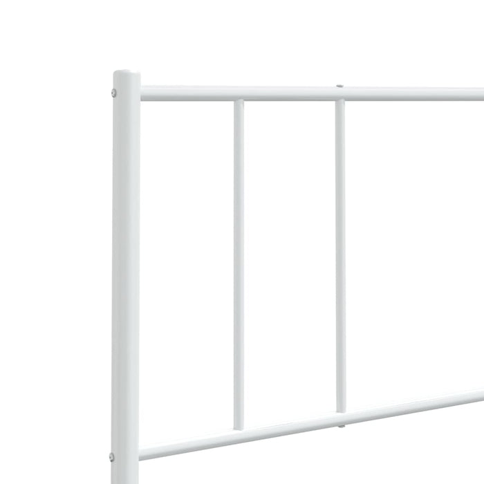 Tăblie de pat de schimb metalică, alb, 150 cm WALTI