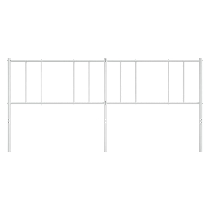 Tăblie de pat de schimb metalică, alb, 180 cm WALTI