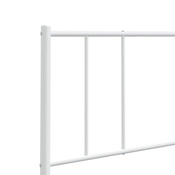Tăblie de pat de schimb metalică, alb, 180 cm WALTI