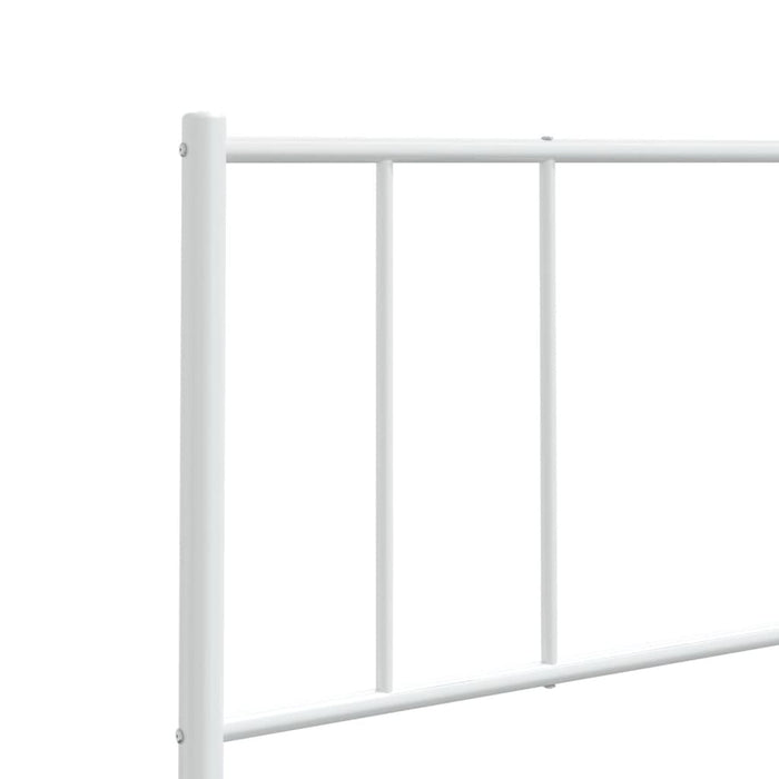 Tăblie de pat de schimb metalică, alb, 193 cm WALTI