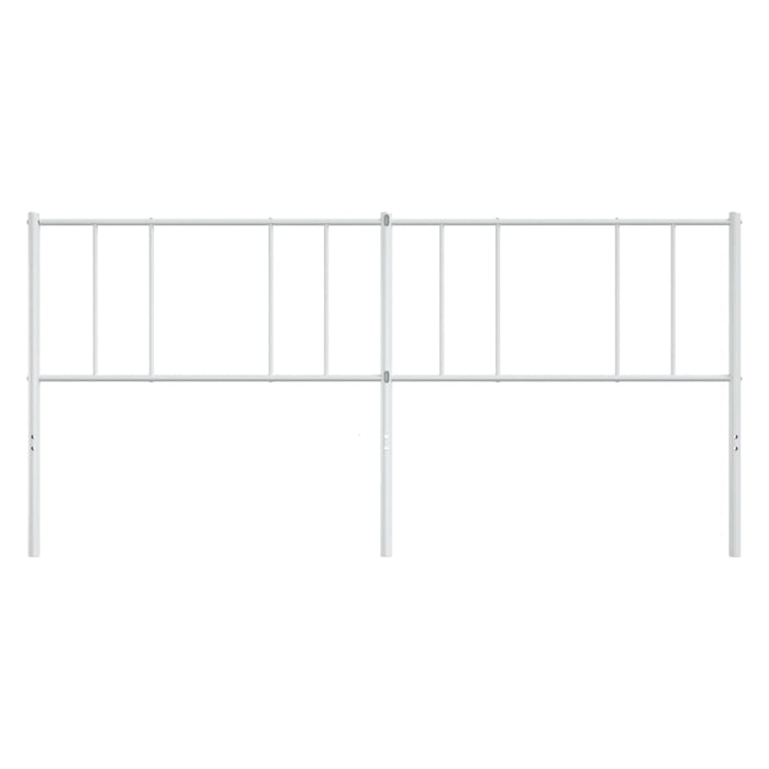 Tăblie de pat de schimb metalică, alb, 200 cm WALTI