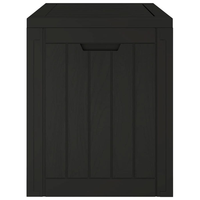 Ladă depozitare de grădină, negru, 55,5x43x53 cm, polipropilenă - WALTI WALTI