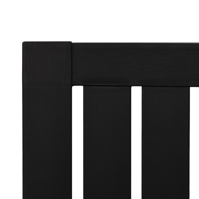 Scaun Adirondack de grădină, negru, polipropilenă - WALTI WALTI