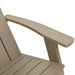 Scaun Adirondack, maro deschis, 75x88,5x89,5 cm, polipropilenă - WALTI WALTI