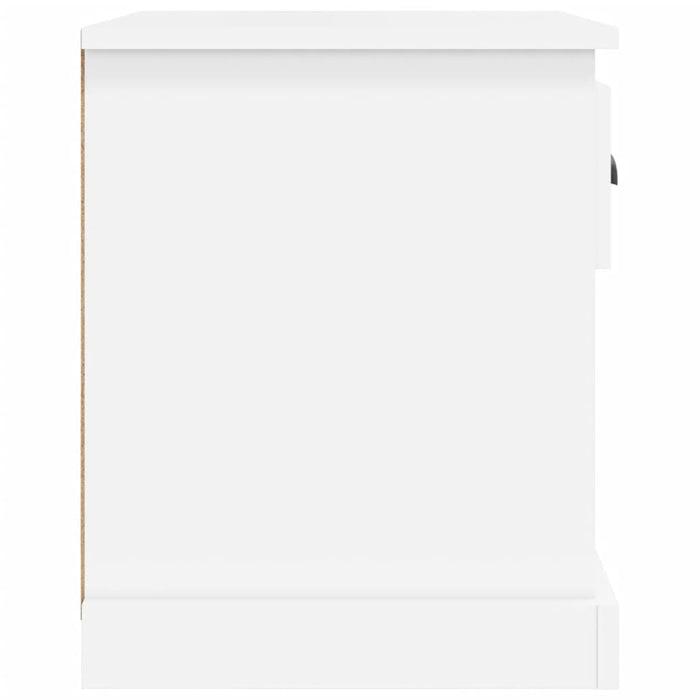 Noptiere, 2 buc, alb, 39x39x47,5 cm, lemn prelucrat - WALTI WALTI