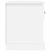 Noptiere, 2 buc, alb, 39x39x47,5 cm, lemn prelucrat - WALTI WALTI