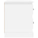 Noptiere, 2 buc, alb, 39x39x47,5 cm, lemn prelucrat - WALTI WALTI