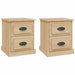 Noptiere, 2 buc., stejar sonoma, 39x39x47,5 cm, lemn prelucrat - WALTI WALTI