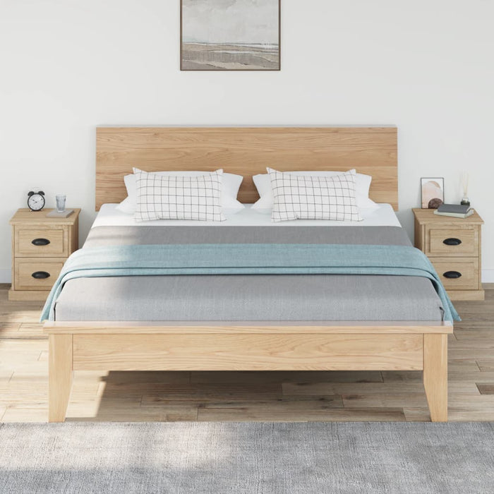 Noptiere, 2 buc., stejar sonoma, 39x39x47,5 cm, lemn prelucrat - WALTI WALTI