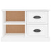Comodă TV, alb, 73x35,5x47,5 cm, lemn prelucrat - WALTI WALTI