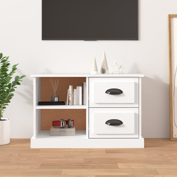 Comodă TV, alb, 73x35,5x47,5 cm, lemn prelucrat - WALTI WALTI