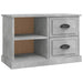 Comodă TV, gri beton, 73x35,5x47,5 cm, lemn prelucrat - WALTI WALTI