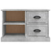 Comodă TV, gri beton, 73x35,5x47,5 cm, lemn prelucrat - WALTI WALTI