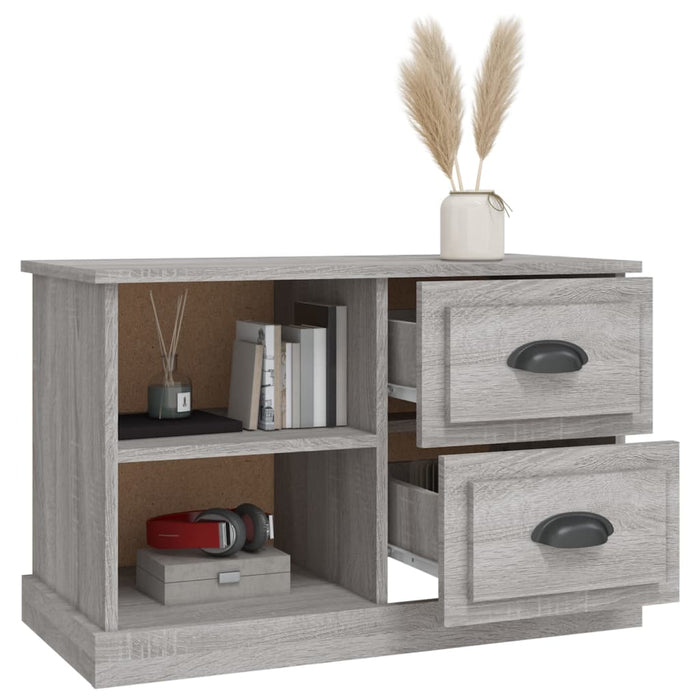 Comodă TV, gri sonoma, 73x35,5x47,5 cm, lemn prelucrat - WALTI WALTI