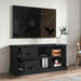 Comodă TV, negru, 102x35,5x47,5 cm, lemn prelucrat - WALTI WALTI