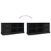 Comodă TV, negru, 102x35,5x47,5 cm, lemn prelucrat - WALTI WALTI