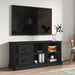 Comodă TV, negru, 102x35,5x47,5 cm, lemn prelucrat - WALTI WALTI
