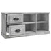 Comodă TV, gri beton, 102x35,5x47,5 cm, lemn prelucrat - WALTI WALTI