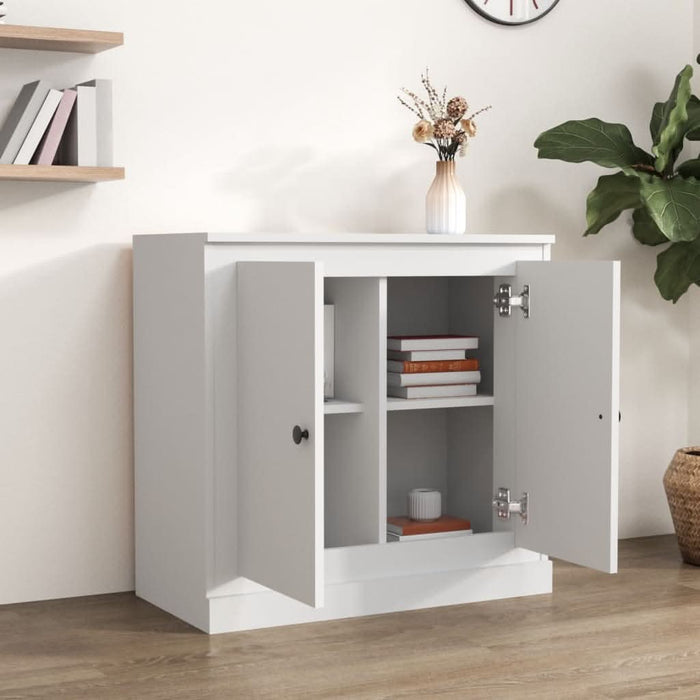 Servantă, alb, 70x35,5x67,5 cm, lemn prelucrat - WALTI WALTI