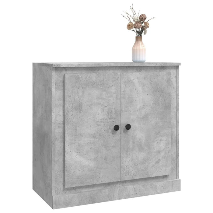 Servantă, gri beton, 70x35,5x67,5 cm, lemn prelucrat - WALTI WALTI