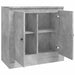 Servantă, gri beton, 70x35,5x67,5 cm, lemn prelucrat - WALTI WALTI