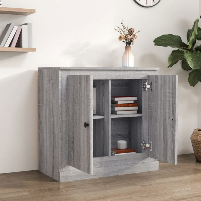 Servantă, gri sonoma, 70x35,5x67,5 cm, lemn prelucrat - WALTI WALTI