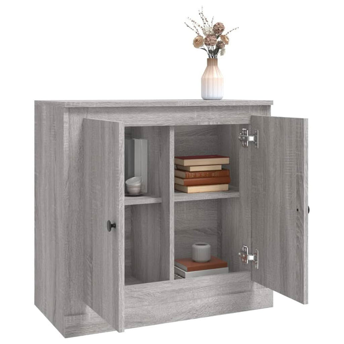 Servantă, gri sonoma, 70x35,5x67,5 cm, lemn prelucrat - WALTI WALTI