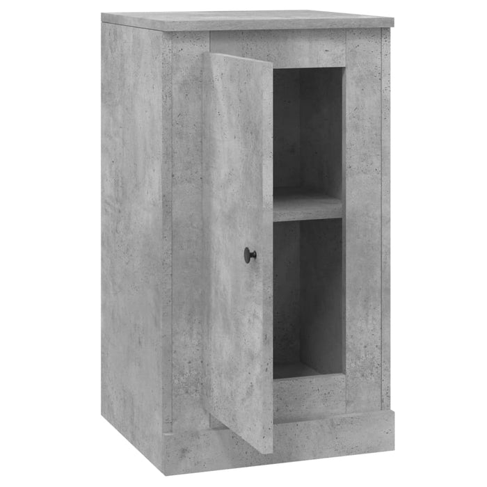 Servantă, gri beton, 37,5x35,5x67,5 cm, lemn prelucrat - WALTI WALTI