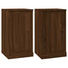 Servante, 2 buc. stejar maro, 37,5x35,5x67,5 cm, lemn prelucrat - WALTI WALTI