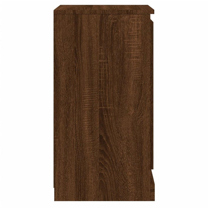 Servante, 2 buc. stejar maro, 37,5x35,5x67,5 cm, lemn prelucrat - WALTI WALTI