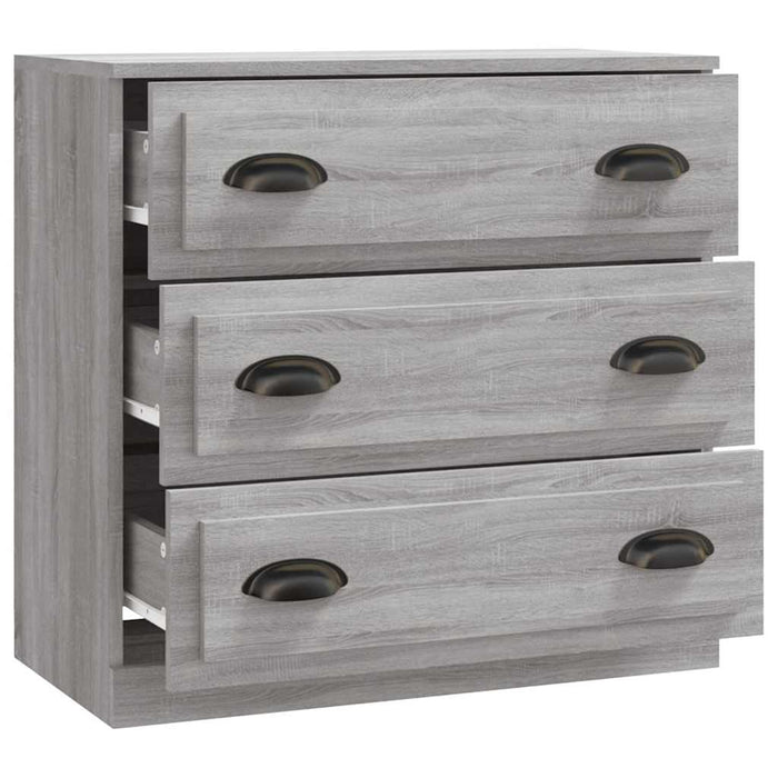 Servantă, gri sonoma, 70x35,5x67,5 cm, lemn prelucrat WALTI