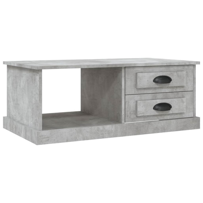 Măsuță de cafea, gri beton, 90x50x35 cm, lemn compozit - WALTI WALTI